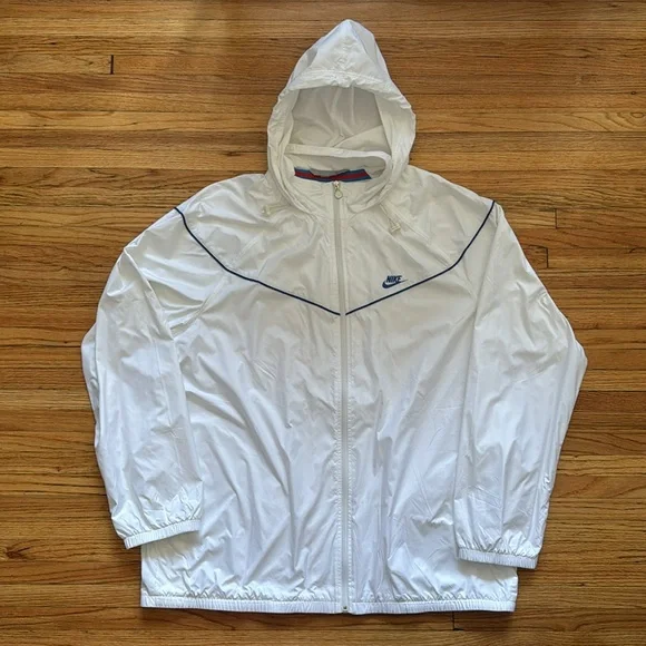 Vintage Nike Windbreaker / XL / White / 2000s - Picture 2 of 8